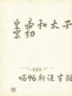 皇帝和太子妃h云初