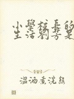 小学校长的幸福生活刘芳是谁