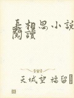 长相思小说免费阅读封面