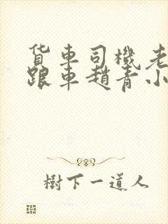 货车司机老周和跟车赵青小明