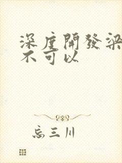 深度开发梁医生不可以