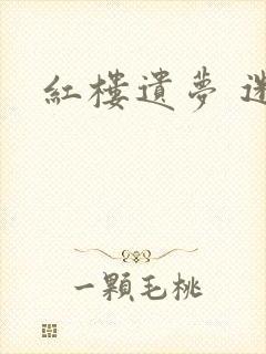 红楼遗梦 迷男封面