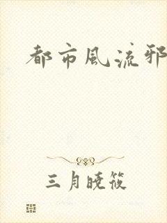 都市风流邪少封面