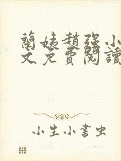 兰姨赵强小说全文免费阅读