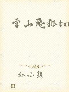 雪山飞狐txt
