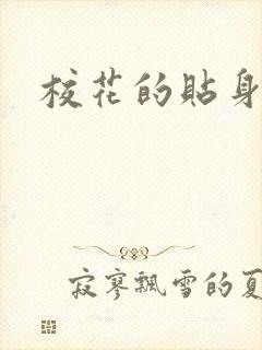 校花的贴身杀手