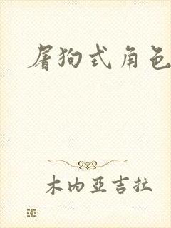 屠狗式角色扮演封面