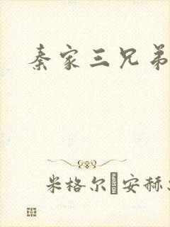 秦家三兄弟