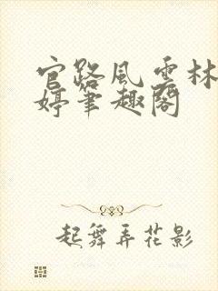 官路风云林海姜婷笔趣阁