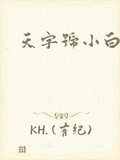 天字号小白脸