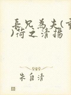 长兄为夫(重生)荷之清扬