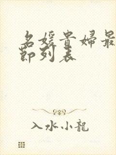 名媛贵妇最新章节列表封面