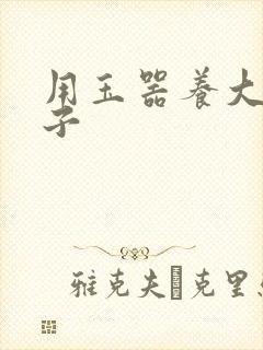 用玉器养大的皇子