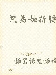 只为她折腰封面