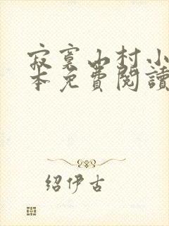 寂寞山村小说全本免费阅读