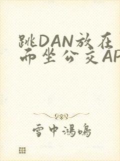 跳DAN放在里面坐公交APP