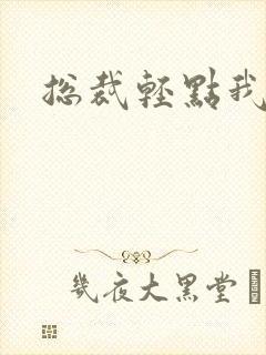 总裁轻点我怕疼封面