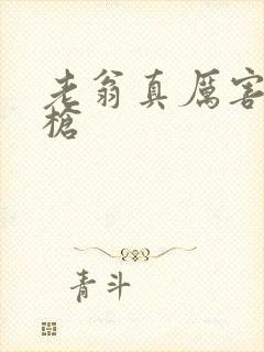 老翁真厉害不倒枪封面