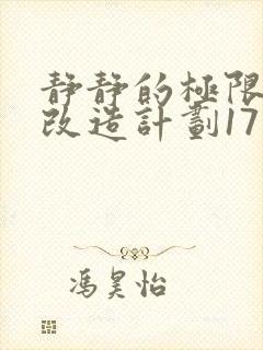 静静的极限自我改造计划17