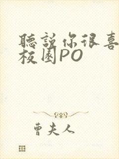 听说你很喜欢我校园PO