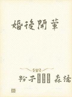 婚后开荤封面