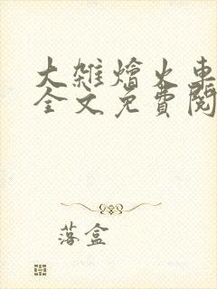 大杂烩火车小说全文免费阅读