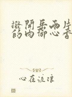 拨开岳两片肥嫩的肉御心香帅