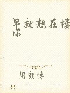 早就想在楼梯要你