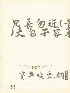 兄长勿近(骨科)大包子容华封面