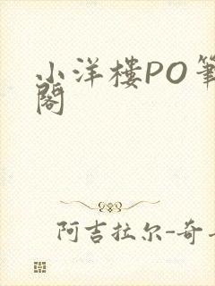 小洋楼PO笔趣阁封面