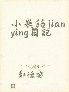 小米的jianying日记封面