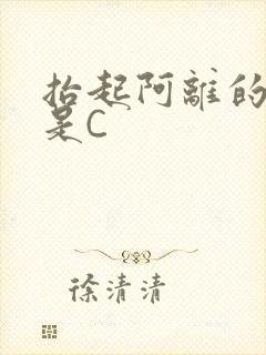 抬起阿离的腿就是C