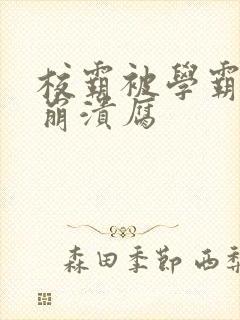 校霸被学霸玩到崩溃腐