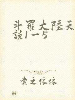 斗罗大陆天狂传说1一5