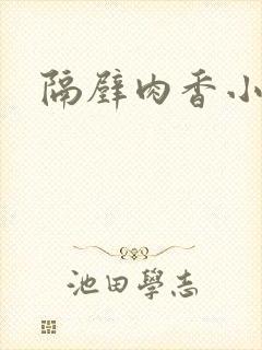 隔壁肉香小说封面