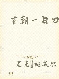 有朝一日刀在手