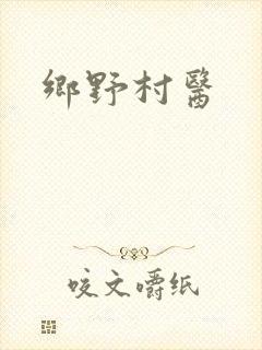 乡野村医封面