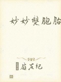 妙妙双胞胎封面