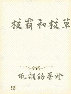 校霸和校草封面