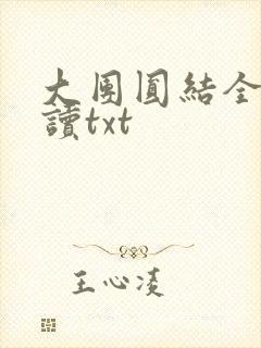 大团圆结全文阅读txt
