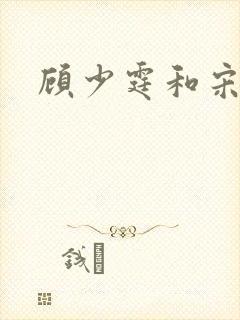 顾少霆和宋斯曼