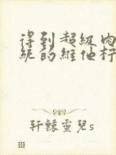 得到超级肉禽系统的维他柠檬茶