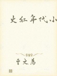 火红年代小说封面