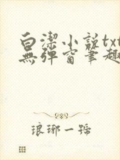 白洁小说txt无弹窗笔趣阁