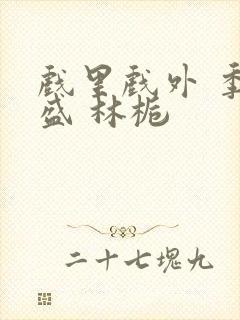 戏里戏外 季淮盛 林栀封面