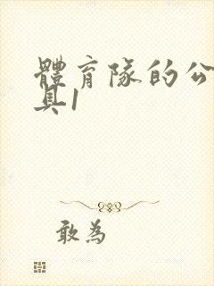 体育队的公用玩具1