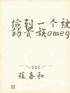 捡到一个被抹布的贵族omega