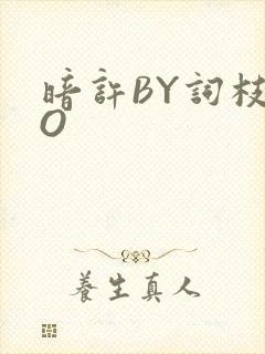 暗许BY词枝PO封面