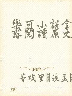 乐可小说金银花露阅读原文