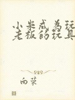 小米成为玩具店老板的玩具封面